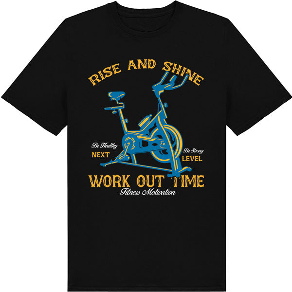 Rise and Shine Unisex Workout T-Shirt | Essential Gym Wear