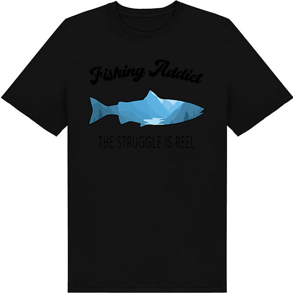 Fishing Addict Unisex T-Shirt | Perfect for Enthusiasts