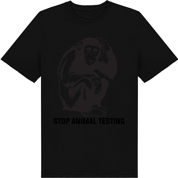 Stop Animal Testing T-Shirt | Vegan Vibes Collection