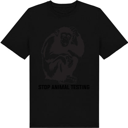 Stop Animal Testing T-Shirt | Vegan Vibes Collection