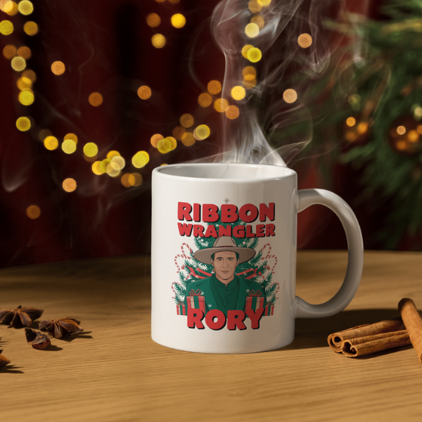 Shop the Ribbon Wrangler Rory Personalized Christmas Mug – Double-Sided Print