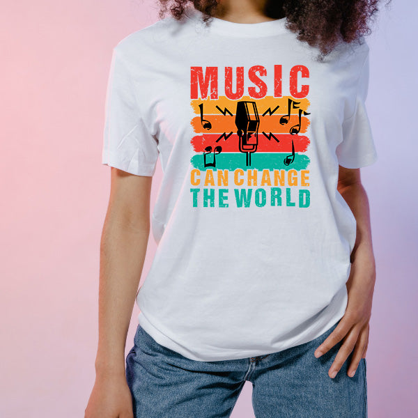 Music Can Change The World V2 T-Shirt | Unisex & Stylish