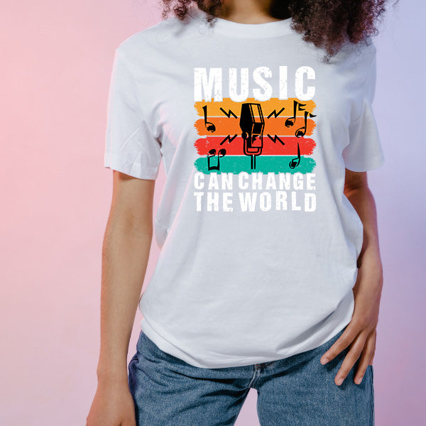 Music Can Change The World V3 T-Shirt | Unisex & Stylish