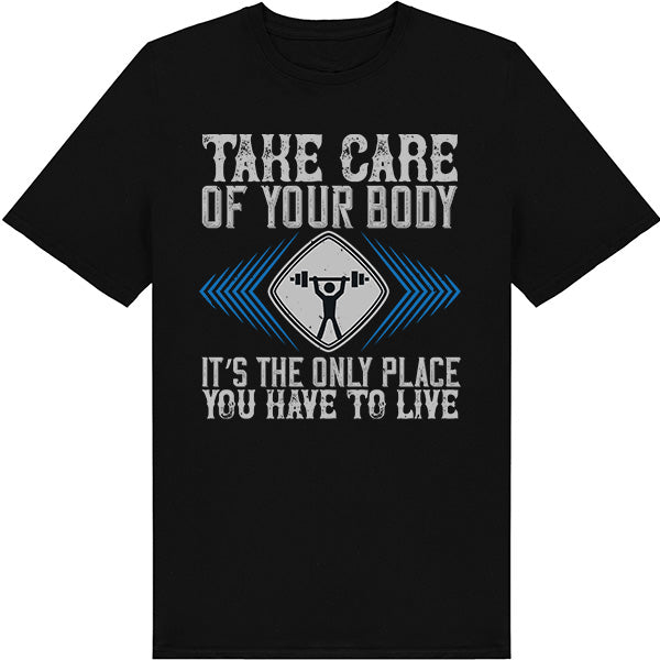 Unisex Fitness T-Shirt - Take Care Of Your Body | Equestrian