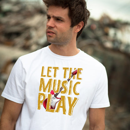 "Let The Music Play" Unisex T-Shirt | Ideal for Music Lovers