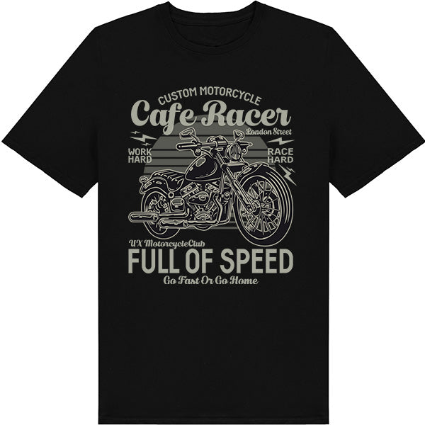 Custom Cafe Racer T-Shirt | Unisex | For Speed Enthusiasts