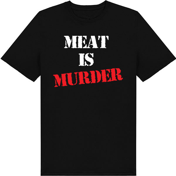 "Meat Is Murder" Vegan T-Shirt | Unisex Equestrian Apparel