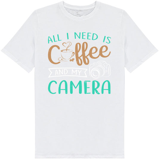 All I Need Is Coffee & My Camera T-Shirt | Equestrian Apparel