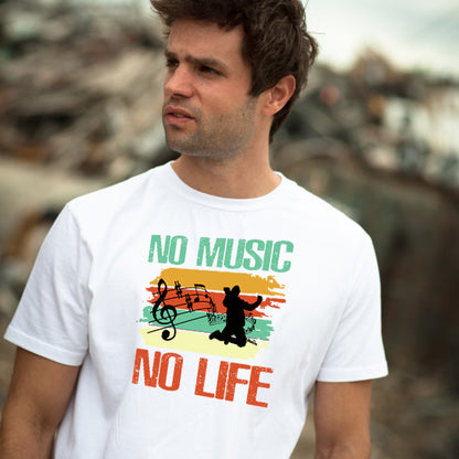 "No Music No Life" Unisex T-Shirt | Ideal for Music Lovers