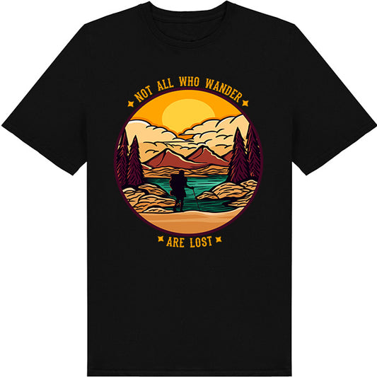 "Not All Who Wander Are Lost" T-Shirt | Ideal for Camping