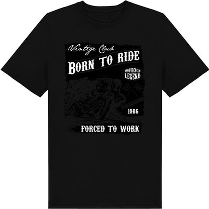 "Born To Ride, Forced To Work" Unisex T-Shirt - Equestrian Style