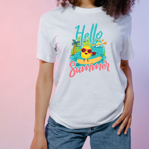 Hello Summer V3 Unisex T-Shirt | Equestrian Summer Series