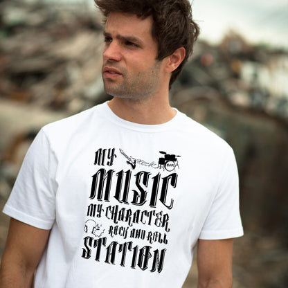 "My Music My Character" Unisex T-Shirt | Ideal for Music Lovers