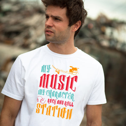 "My Music My Character V1" Unisex T-Shirt | Music Lovers' Pick