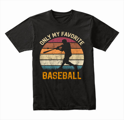 Unisex 'Only My Favorite Baseball' Tee | Celebrate Baseball Spirit