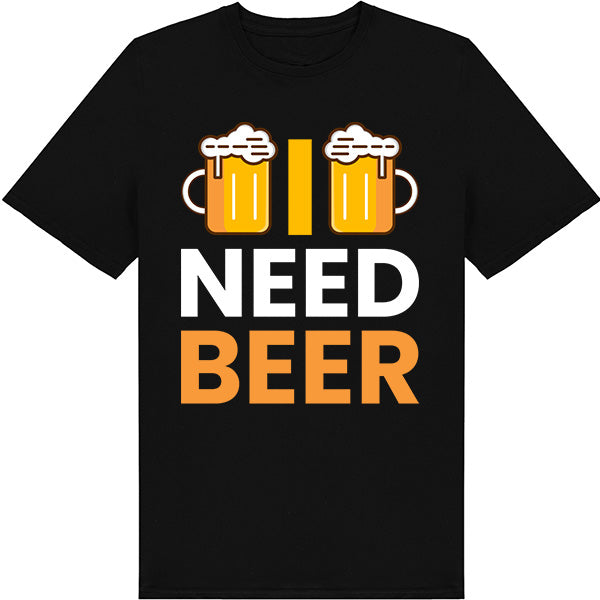 "I Need Beer" Unisex T-Shirt | Equestrian & Beer Lovers