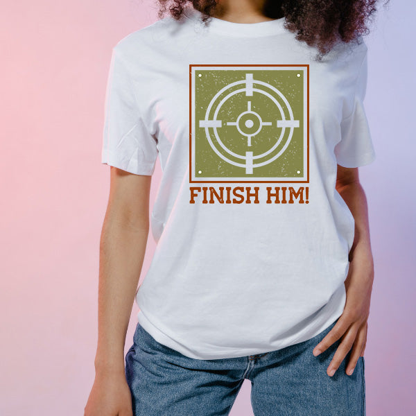 Finish Him Unisex T-Shirt | Premium Equestrian Apparel