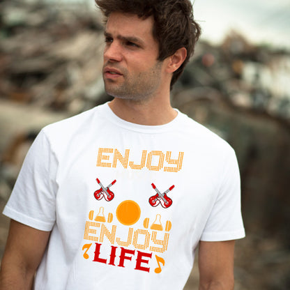 "Enjoy Music, Enjoy Life" Unisex T-Shirt for Music Lovers