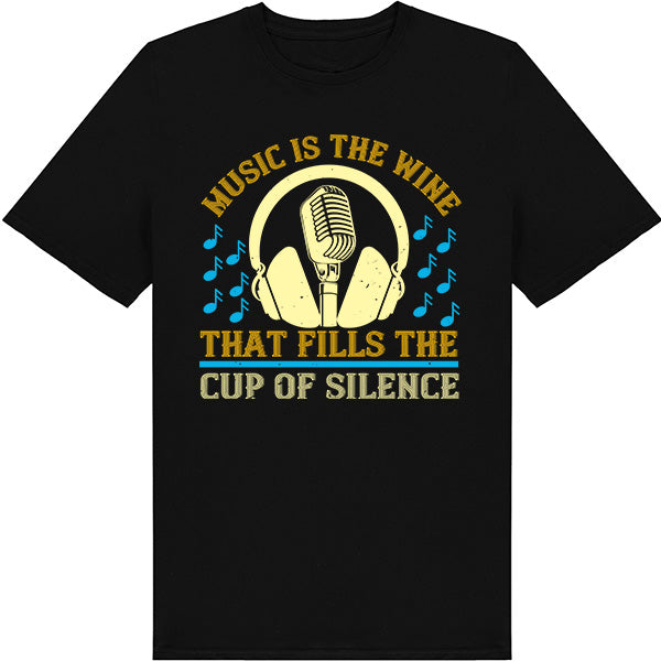 "Music Is The Wine" Unisex T-Shirt | Ideal for Music Lovers