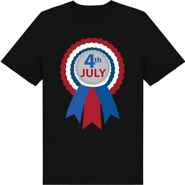 Patriotic Unisex T-Shirt for Fourth of July Equestrian Fun