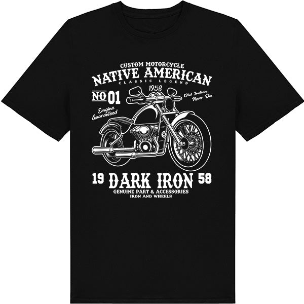 Custom Native American Motorcycle T-Shirt | Unisex & Stylish