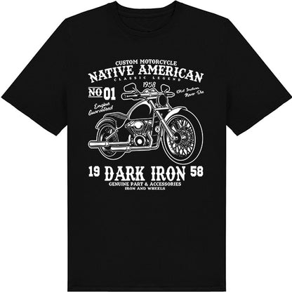 Custom Native American Motorcycle T-Shirt | Unisex & Stylish