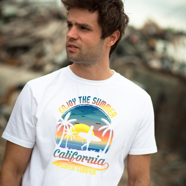 Summer California Super Surfer Unisex T-Shirt | Equestrian Shop