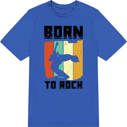 Born To Rock V1 Unisex T-Shirt | Ideal for Music Lovers