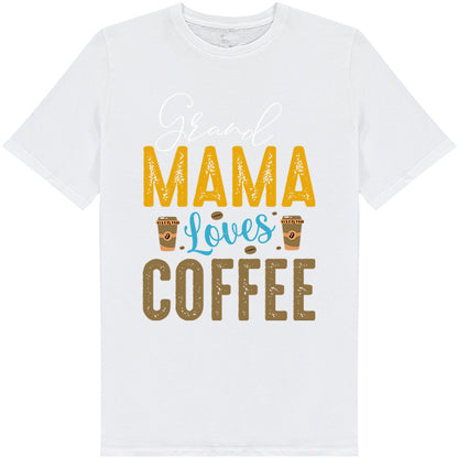 Grand Mama Loves Coffee Unisex T-Shirt | Equestrian Apparel