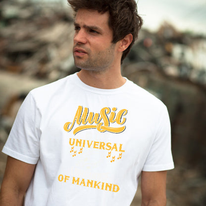 "Music Is The Universal Language" Unisex T-Shirt - Shop Now