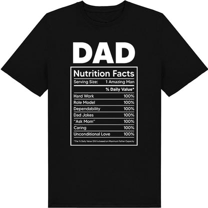 Dad Nutrition Facts T-Shirt | Unisex | Equestrian Apparel