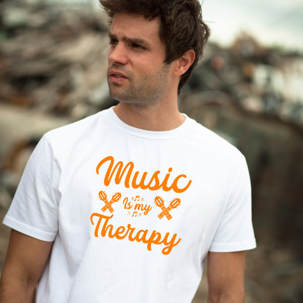 "Music Is My Therapy" Unisex T-Shirt | Ideal for Music Lovers