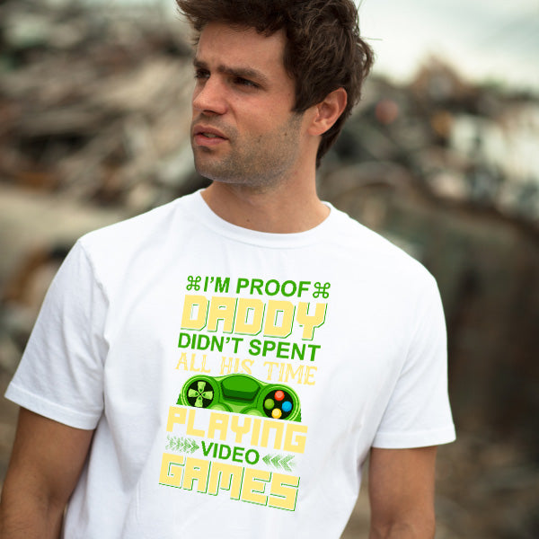 "I'm Proof Daddy Didn't Game All Day" Unisex T-Shirt | Equestrian Apparel