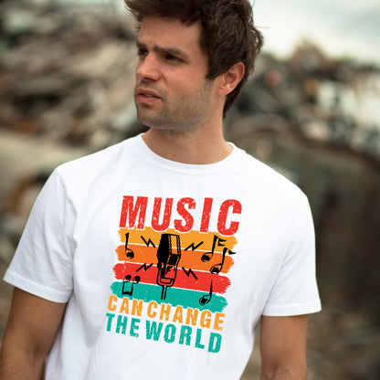 Music Can Change The World V2 T-Shirt | Unisex & Stylish