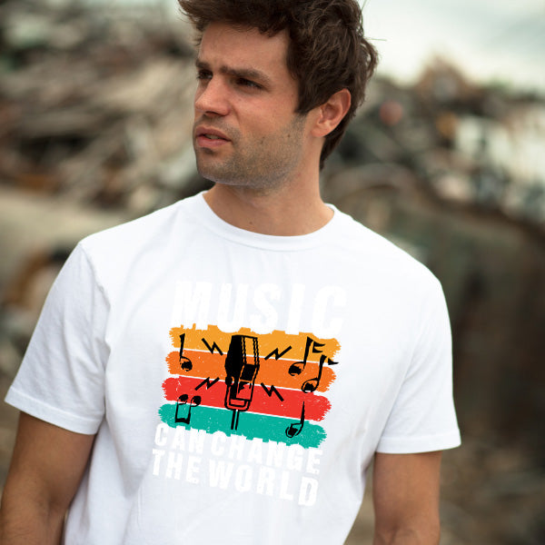 Music Can Change The World V3 T-Shirt | Unisex & Stylish