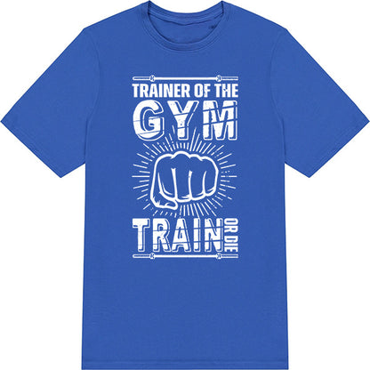 Unisex Gym Trainer T-Shirt - Train or Die V2 | Equestrian Gear