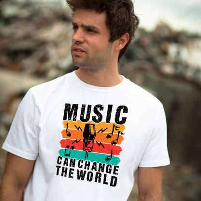 Music Can Change The World V4 T-Shirt | Unisex & Stylish