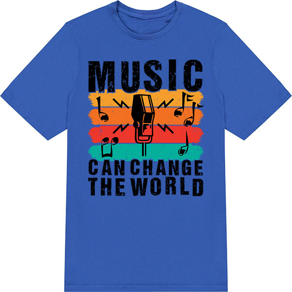 Music Can Change The World V4 T-Shirt | Unisex & Stylish