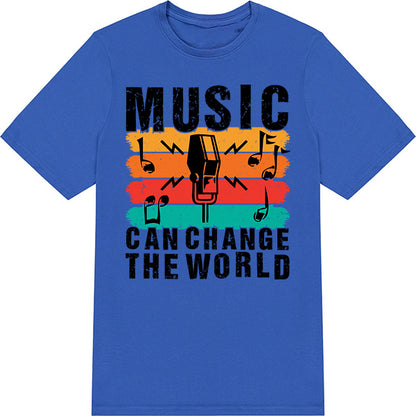 Music Can Change The World V4 T-Shirt | Unisex & Stylish