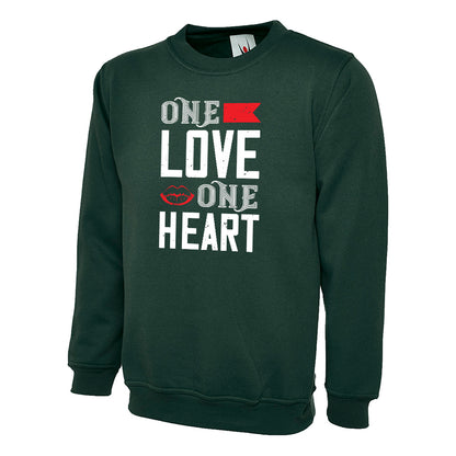 One Love One Heart  Unisex Sweatshirt | Valentine's Day Special