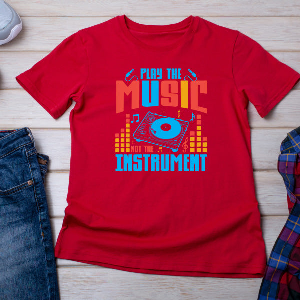 Play The Music T-Shirt | Unisex | Ideal for Music Lovers