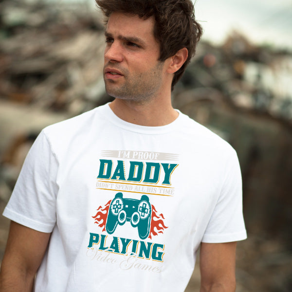 "I'm Proof Daddy Didn't Game All Day" Unisex T-Shirt | Equestrian Apparel