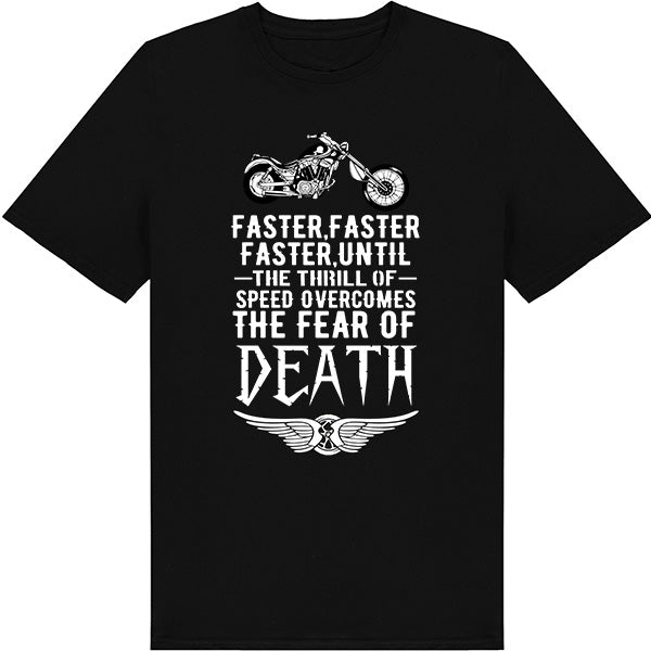 Thrill of Speed Unisex T-Shirt | Perfect for Bikers