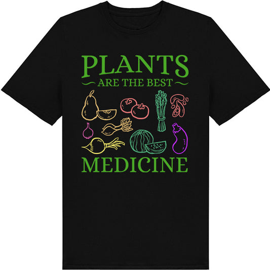 "Plants Are The Best Medicine" Vegan T-Shirt | Unisex Equestrian