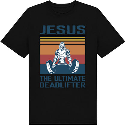 Jesus The Ultimate Deadlifter T-Shirt | Christian Equestrian Wear