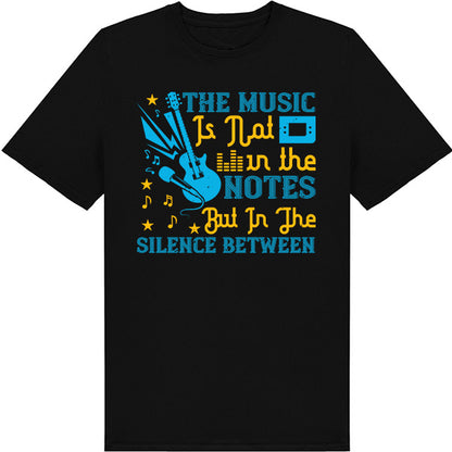 "Music Is In The Silence" Unisex T-Shirt | Ideal for Music Lovers