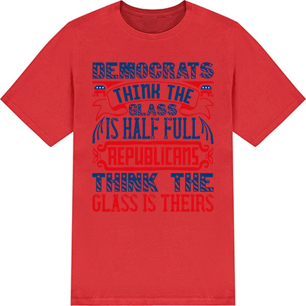 Unisex Political Statement T-Shirt - Democrats vs Republicans