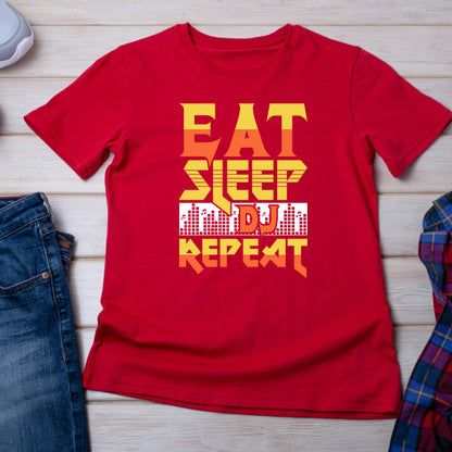 "Eat Sleep DJ Repeat" T-Shirt | Ideal for Music Lovers