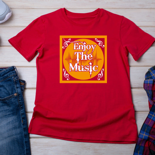 "Enjoy The Music" Unisex T-Shirt | Ideal for Music Lovers