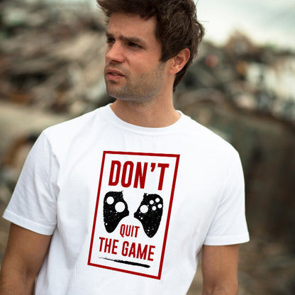 "Don't Quit The Game" Unisex T-Shirt | Premium Equestrian Apparel